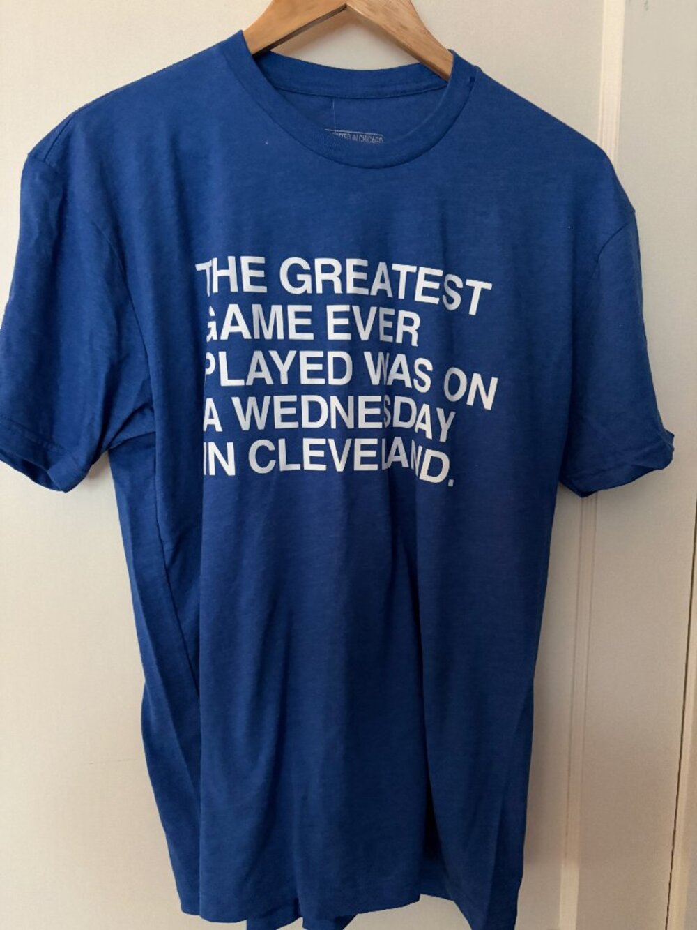 The greatest game every played Chicago Cubs t-shirt size M